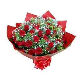 Imagem de Buque com 24 Rosas Nacionais