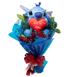 Imagem de Buque Stitch com 6 rosas