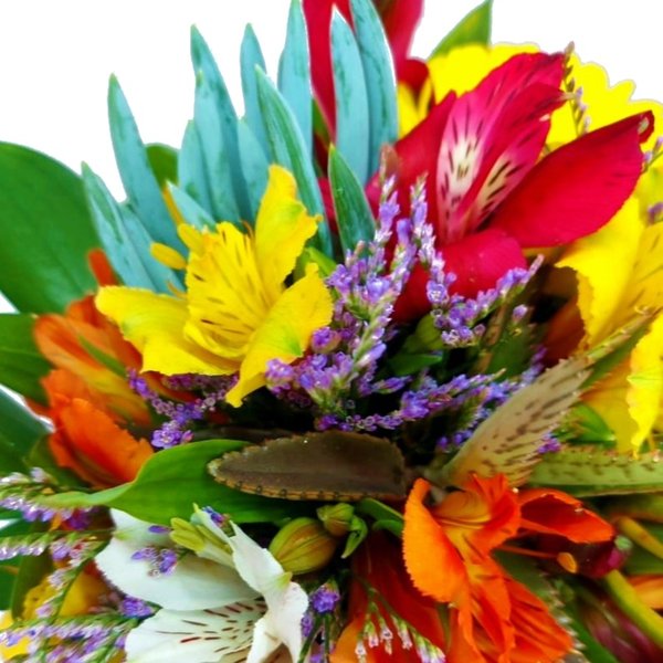 Buquê de Suculentas e Flores