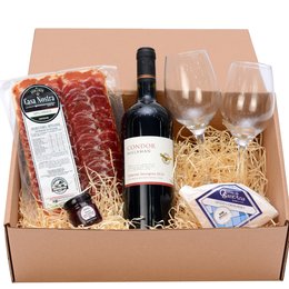 Imagem de Cesta Queijo e Vinho Classic T