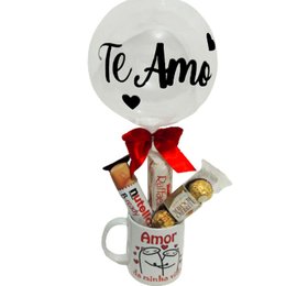 Imagem de Kit Balão e Caneca Te Amo 