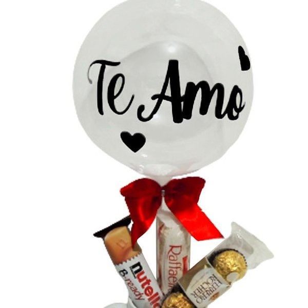 Kit Balão e Caneca Te Amo 
