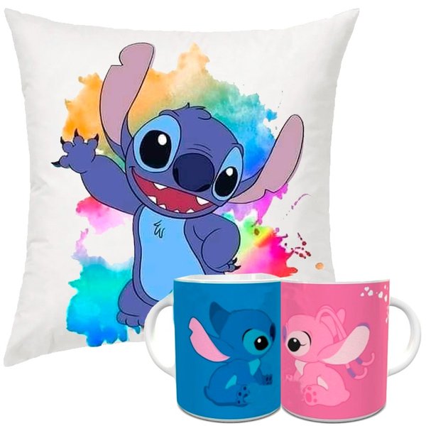 Kit Almofada e Caneca Stitch