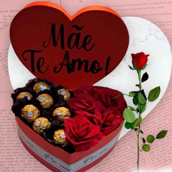 Coração Mãe te Amo