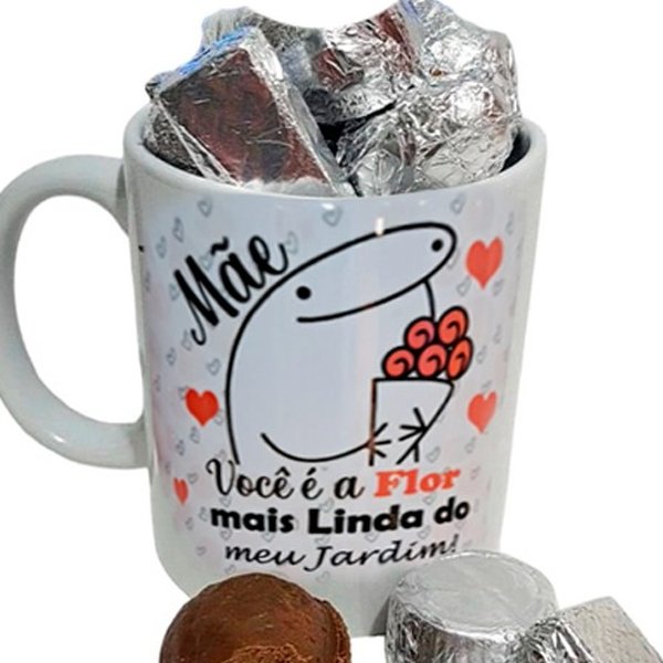 Caneca Mãe  Você é flor do Jardim