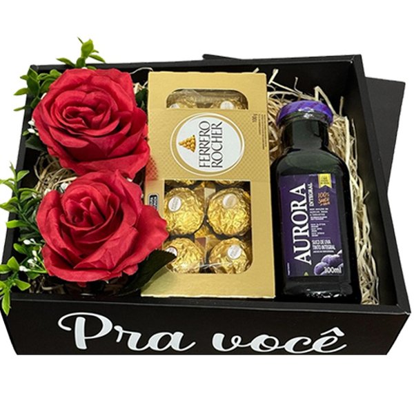 Kit Presente com Chocolate Pra Você 