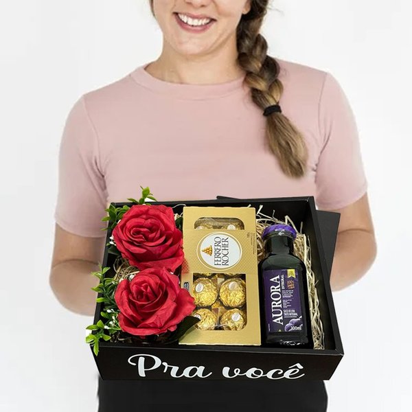 Kit Presente com Chocolate Pra Você 