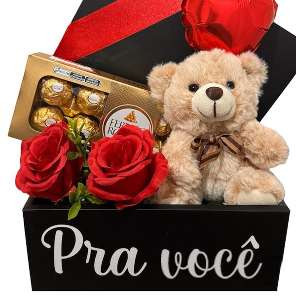 Caixa Romantica com Pelúcia