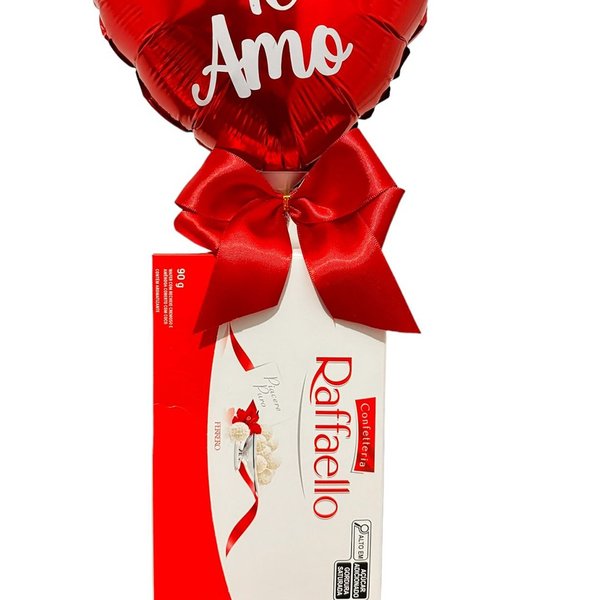 Balão Coração e Rafaello