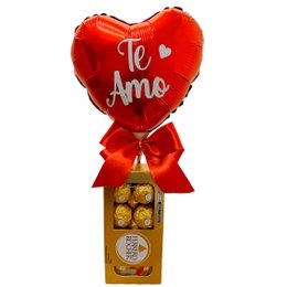 Imagem de Balão Coração e Ferrero