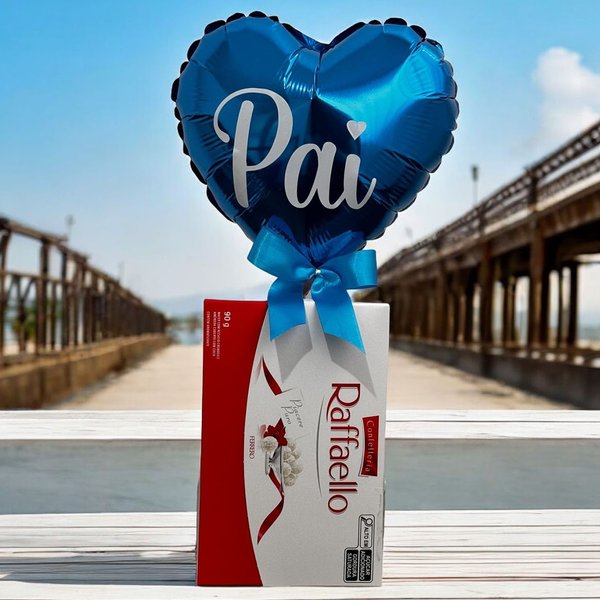 Balão Coração Pais e Rafaello