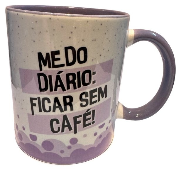 Caneca Divertida Medo