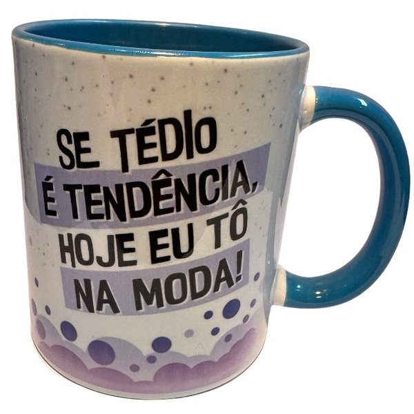 Caneca Divertida Tédio 
