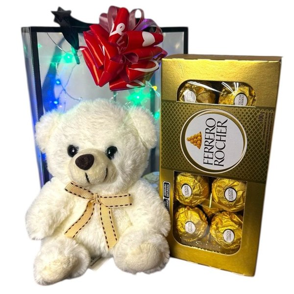 Box Luz do Amor com Pelucia 