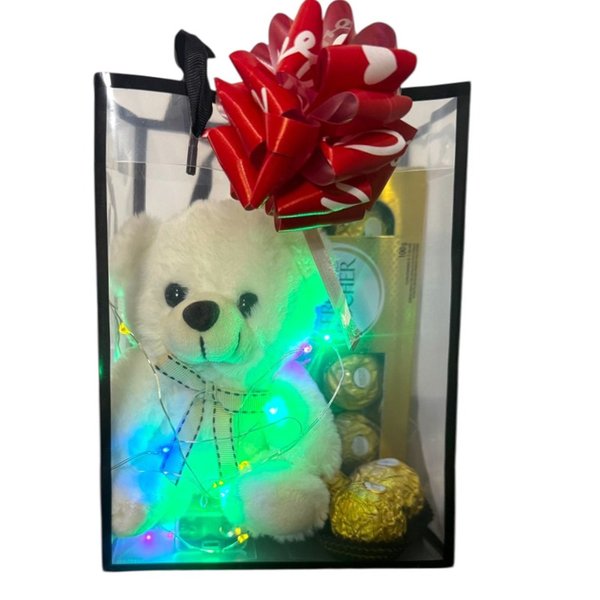 Box Luz do Amor com Pelucia 