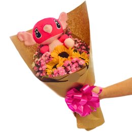 Imagem de Buquê Brilho Angel Rosa