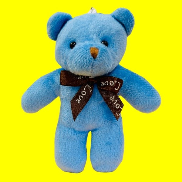 Urso Pomponzinho Azul