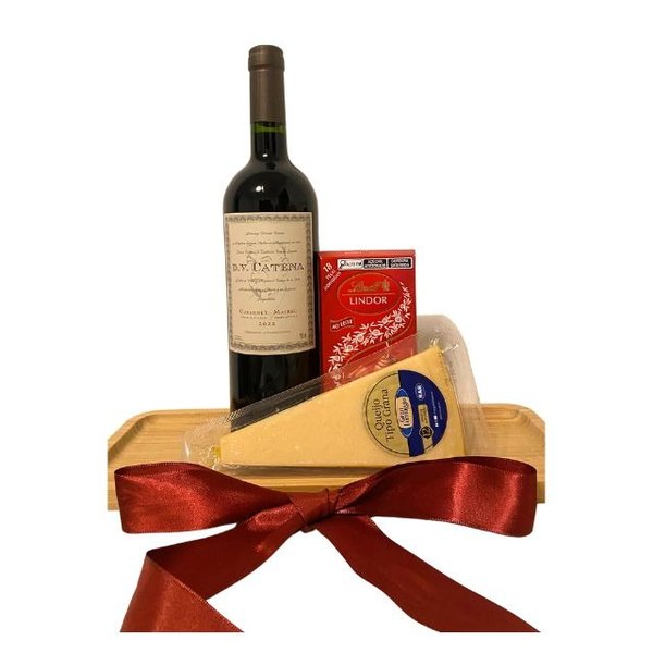 Kit Vinho DV Catena com Chocolate e Queijo 
