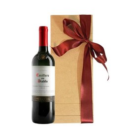 Imagem de Vinho Vinho Casillero Del Diablo e Caixa de Madeira
