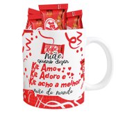 CAneca Branca Sublima com Chocolate