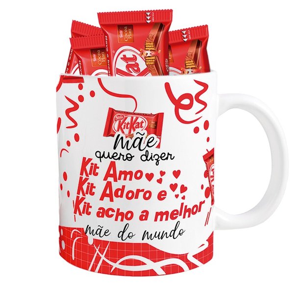 CAneca Branca Sublima com Chocolate
