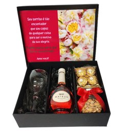 Imagem de Caixa  Box com Mini Vinho