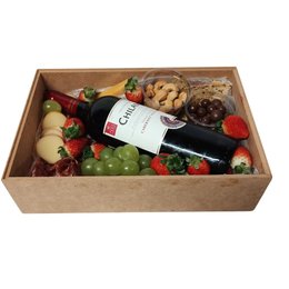 Imagem de Caixa de Vinho e Frios