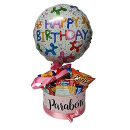 Imagem de Cesta Box Parabéns com Balão