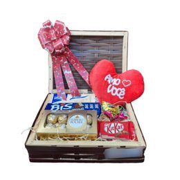 Imagem de Cesta de Chocolate  Amo Você