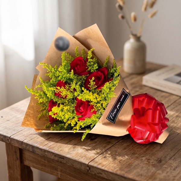 Ramalhete de Rosas Vermelhas