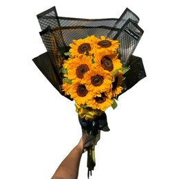 Imagem de Mega Buquê com 10 Girassol Premium