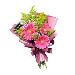 Imagem de Ramalhete com 3 Gérberas