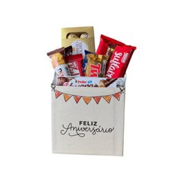 Imagem de Box com Chocolates Feliz Aniversário
