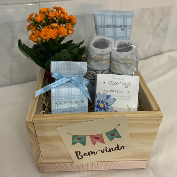 Kit Boas Vindas Baby Azul