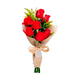 Imagem de Ramalhete Singelo 7 Rosas Vermelhas