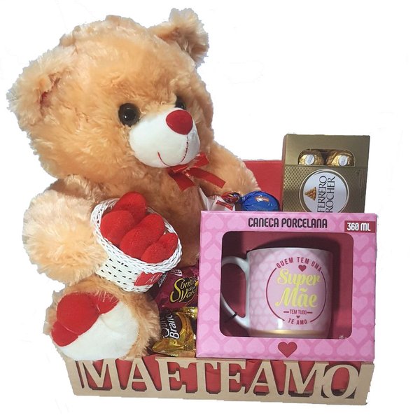 Cesta para Mães Urso, Caneca Mãe, Ferrero