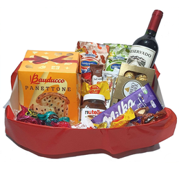 Imagem de Cesta de Natal Presente Premium Produtos Renomados