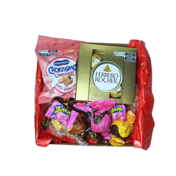 Caixa Recheada de Doces para o Dia da Mulher