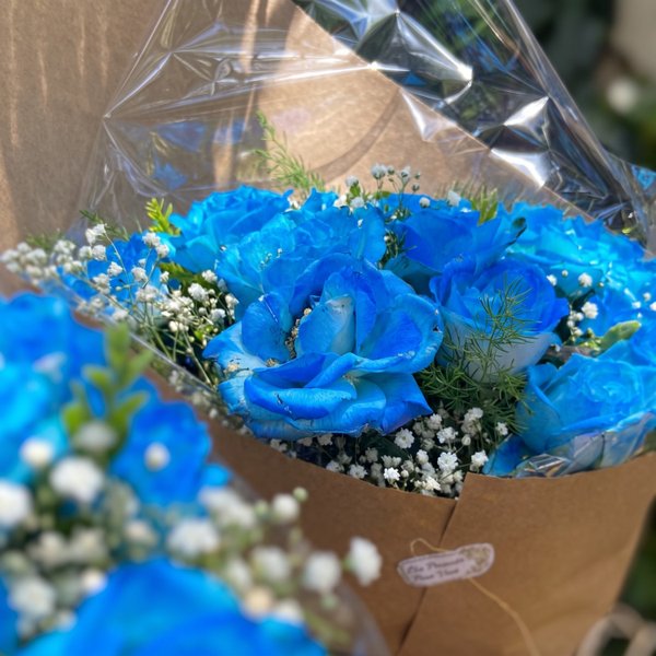 Buquê de Rosas Azul