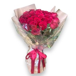 Imagem de Buquê Rosas Vermelha Importada 