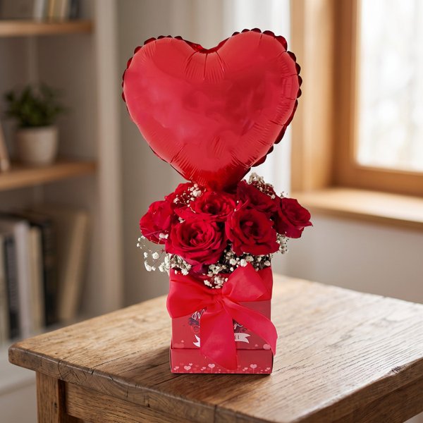 Box Love Rosas Vermelhas