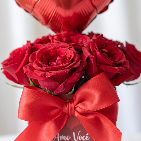 Box Love Rosas Vermelhas