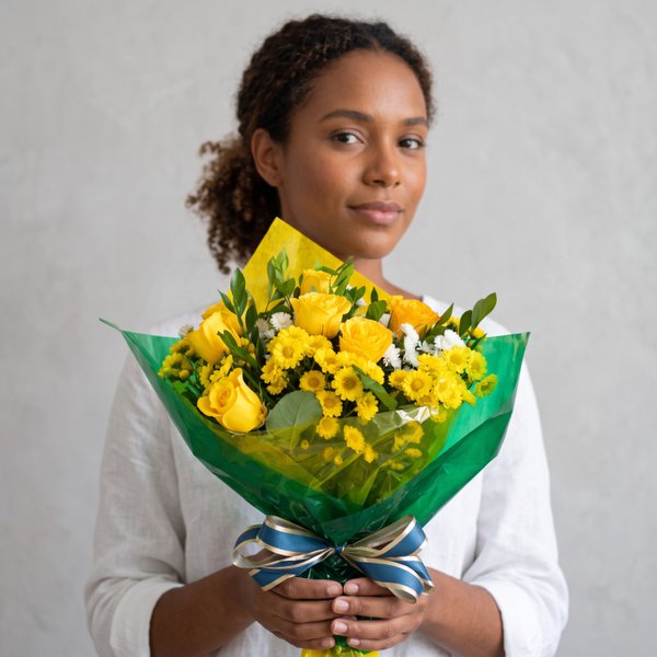 Buquê Rosas Amarela.