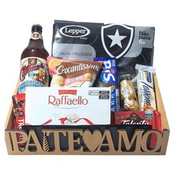 Imagem de Cesta Botafogo com Toalha para os Pais Pai Te Amo