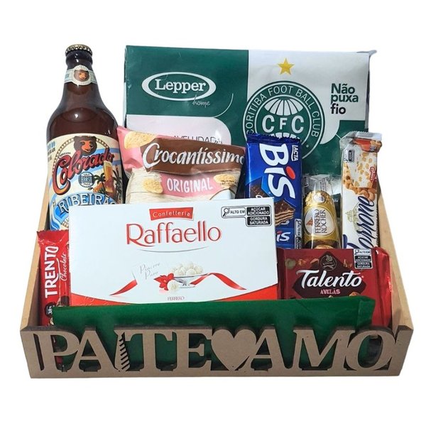 Cesta Coritiba Presente para os Pais "Pai Te Amo"