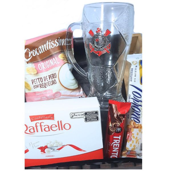 Cesta Corinthians Presente Dia Dos Pais Caneca Abridor