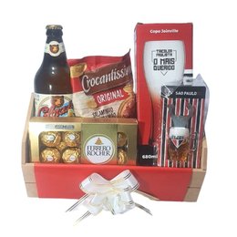 Imagem de Cesta Cerveja e Ferrero Tricolor Paulista