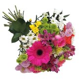 Buquê de Flores do Campo com Rosas