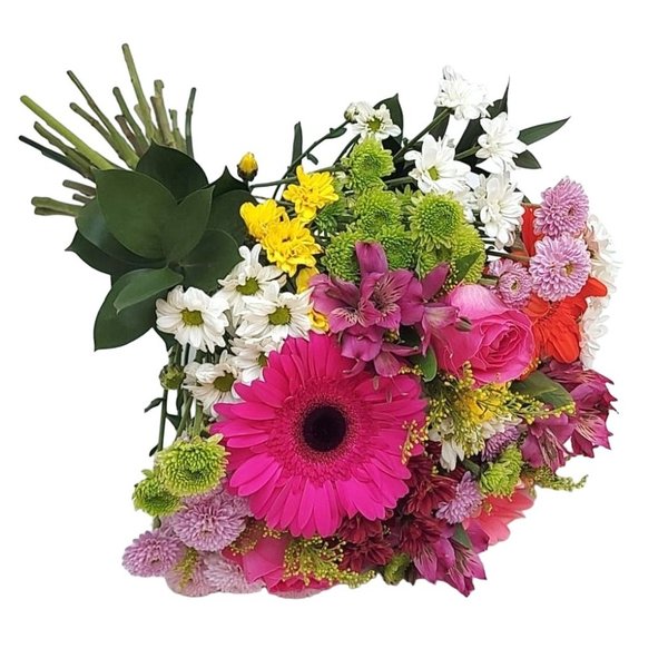 Buquê de Flores do Campo com Rosas