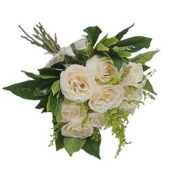 Imagem de Buquê de 8 Rosas Brancas